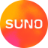 图片展示的是SUNO的标志。标志由“SUNO”字样构成,其中“SUNO”为白色大字,字母“O”内嵌有蓝色音符图案,整体设计简洁明快,富有科技感。该标志位于文档中介绍AI音乐和音频生成工具部分,SUNO是其中一款工具,其核心特点为AI人声和歌声合成能力强,能用MIDI和歌词生成可控的人声演唱,最佳适用场景为AI歌手、人声demo等,科学上网需开启。