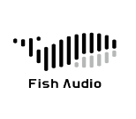 图片展示的是AI音乐和音频生成工具Fish Audio的标志。标志由多个黑色条状图形组成,排列成类似音波的形态,下方是“Fish Audio”字样。该图片位于介绍AI音乐和音频生成工具的文档中,作为其中一款工具——Fish Audio的示例,直观呈现了其品牌标识,帮助读者快速识别该工具。